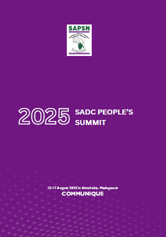 2025 SADC People’s Summit Communiqué: Reclaiming Our Future